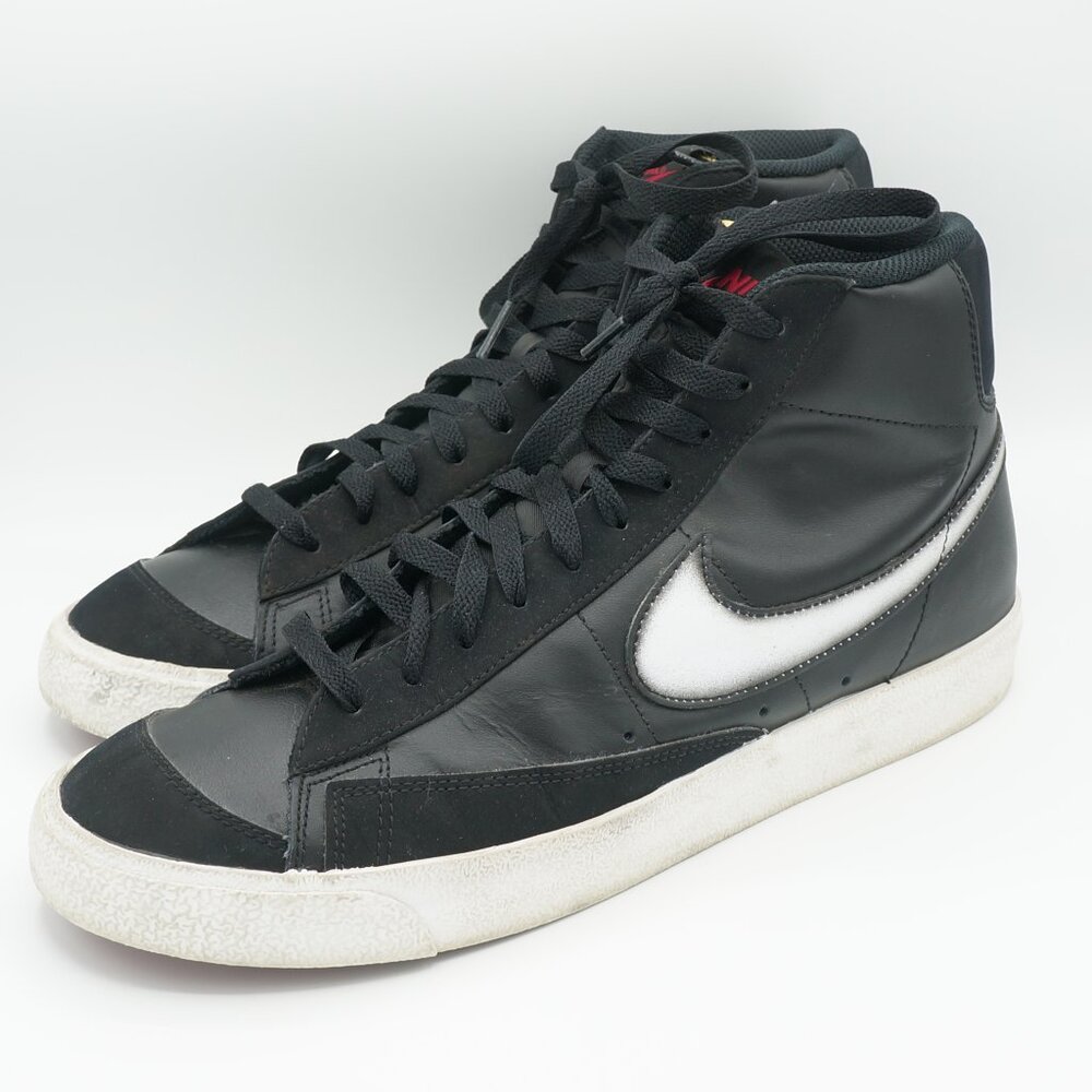 Nike Blazer MID '77 VINTAGE NAS Black/Summit White/Noble Red Men's Size 11.5